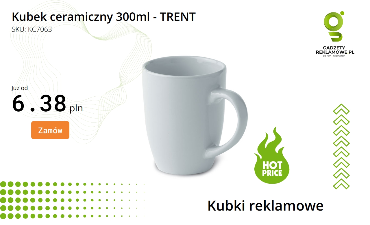 Kubek ceramiczny 300 ml marki TRENT