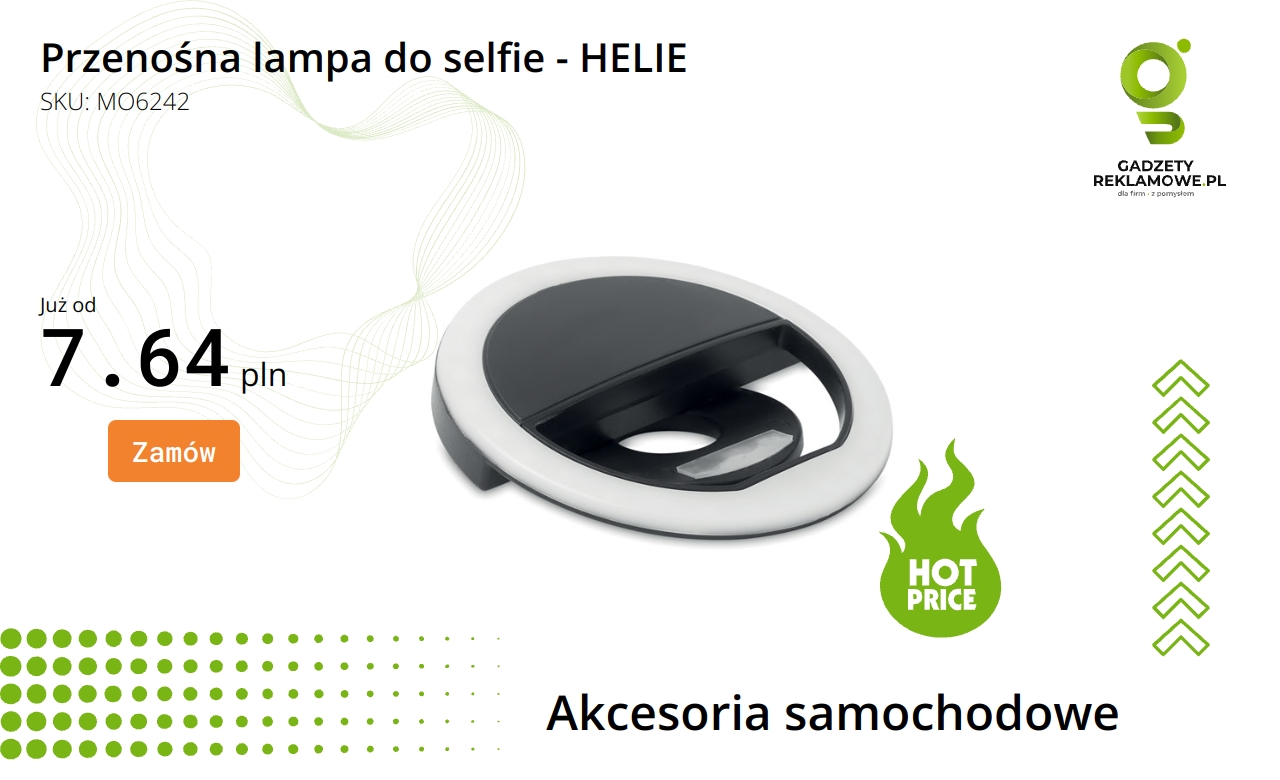 Przenośna lampa do selfie HELIE