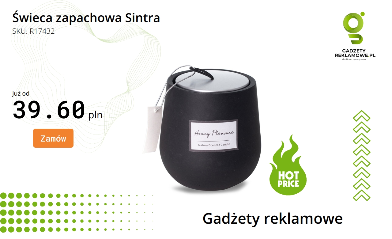 Świeca zapachowa Sintra z relaksującym aromatem