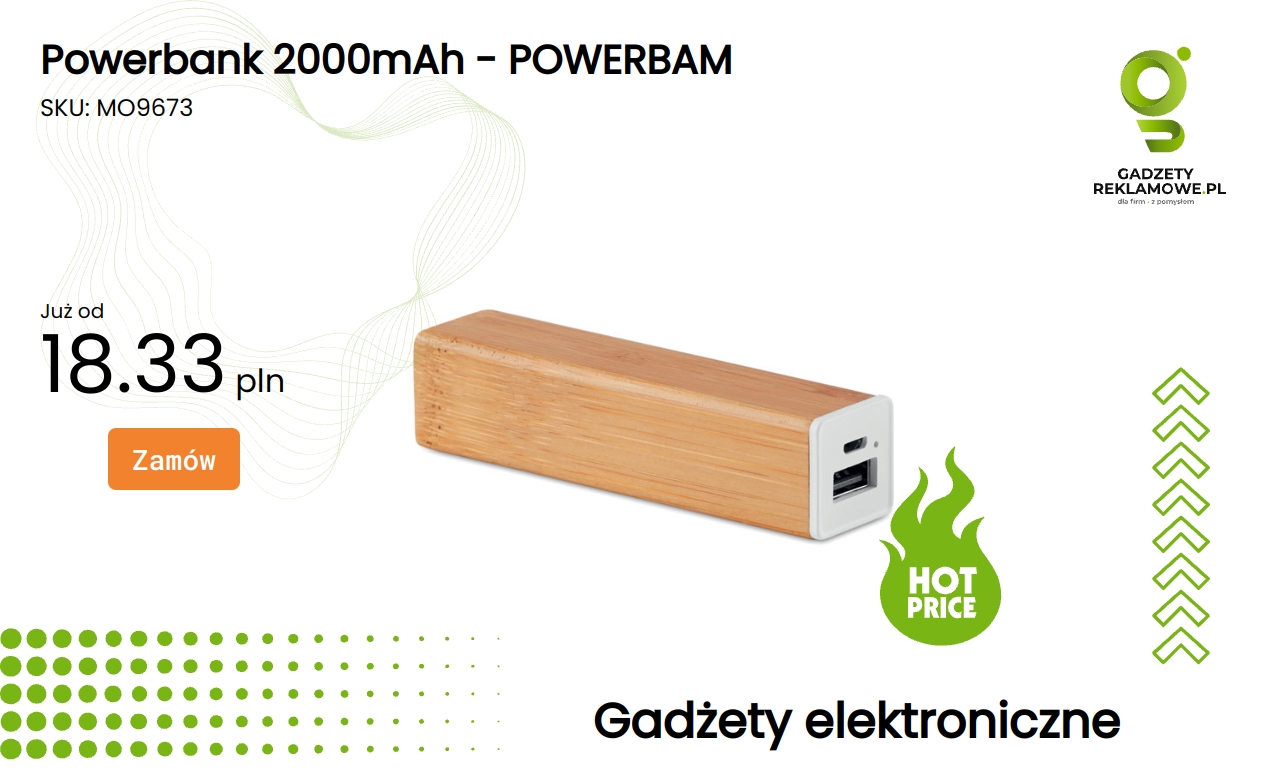 Powerbank 2000mAh model POWERBAM